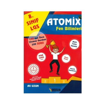 Branş Akademi Yayınları 8. Sınıf LGS Fen Bilimleri Atomix