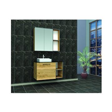 Brat Erguvan 80 Banyo Dolabı