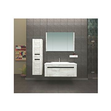 Brat Kanola 100 cm Boy Dolaplı Banyo Dolabı