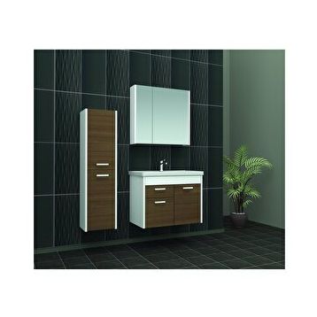 Brat Papatya 80 Banyo Dolabı