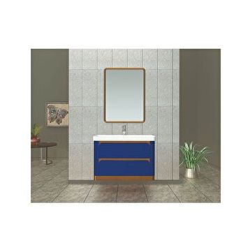 Brat Piyan 80 cm Çekmeceli Lake Banyo Dolabı