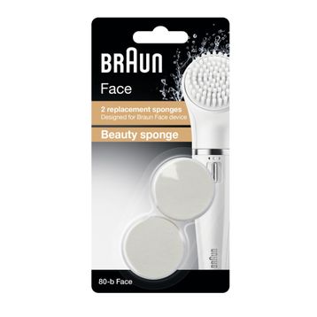 Braun 4210201120940 SE80-B Face Yedek Fırça Başlığı 2'li Yüz Temizleme Cihazı