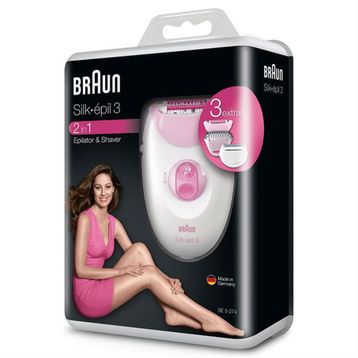 Braun 81663311 Silk Epil 3 3274 Pembe Kablolu Epilatör