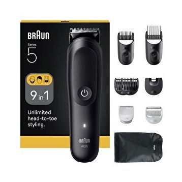 Braun AIO5540 Series 5 Saç Sakak Vücut 9'u 1 Arada Tıraş Kiti