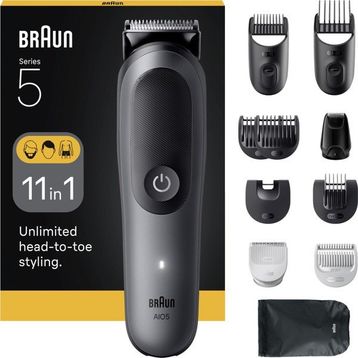 Braun AIO5560 Series-5 Saç Sakal Vücut 11 in 1 Tıraş Kiti