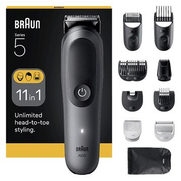 Braun AIO5560 Series-5 Saç Sakal Vücut 11 in 1 Tıraş Kiti