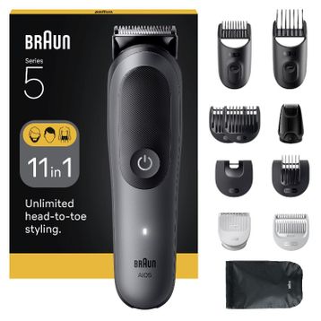 Braun AIO5560 Series-5 Saç Sakal Vücut 11 in 1 Tıraş Kiti