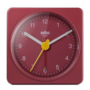 Braun BC02R Kırmızı Klasik Seyahat Analog Alarmlı Masa Saati