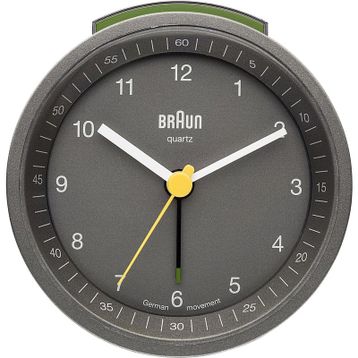Braun BNC007GYGY Alarmlı Gri Masa Saati