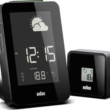 Braun BNC013 Siyah Hava İstasyonlu Masa Saati