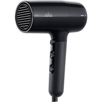 Braun BRHD225E Iontec 2200W Siyah 2 Başlıklı Difüzörlü Saç Kurutma Makinesi