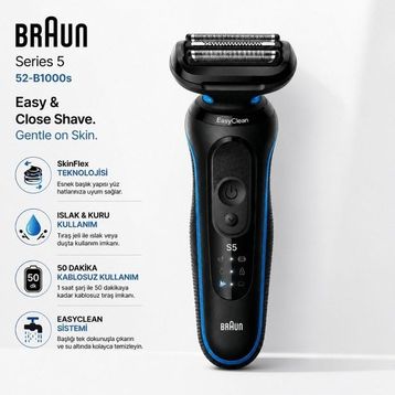 Braun Series 5 52-B1000S Tıraş Makinesi