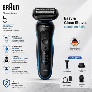 Braun Series 5 52-B1000S Tıraş Makinesi