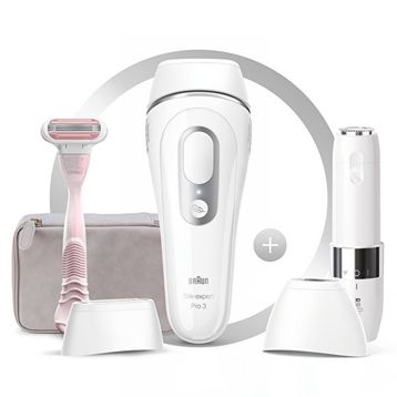 Braun Silk Expert Pro 3 PL3139 300.000 Atımlı Başlıklı Yeni Nesil IPL + FS1000 + Seyahat Çantası