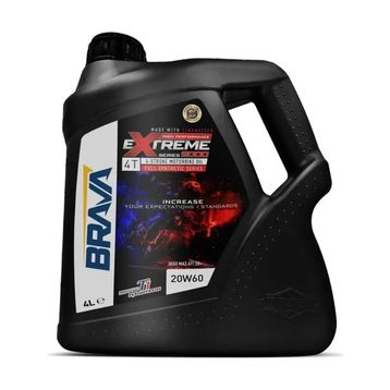 Brava Extreme 9000 4T 20W60 4 lt Motor Yağı