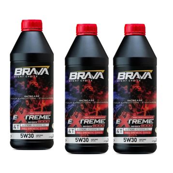 Brava Extreme 9000 4T 5W30 3x1 lt Motor Yağı