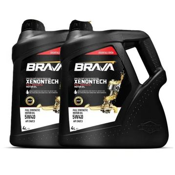 Brava Xenontech Full Sentetik 5W40 2x4 lt Motor Yağı