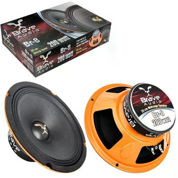Brave BR-8 20 cm 200W 2 Adet Oto Midrange