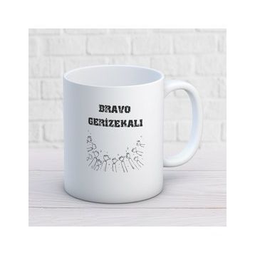 Bravo Gerizekalı İki Tarafı Baskılı Kupa