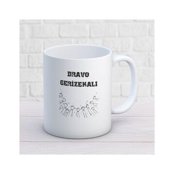 Bravo Gerizekalı İki Tarafı Baskılı Kupa
