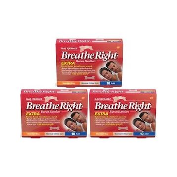 Breathe Right 3x10 Adet Extra Burun Bandı