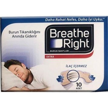 Breathe Right 6x10 Adet Extra Burun Bantları