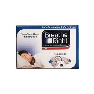 Breathe Right 6x10 Adet Extra Burun Bantları