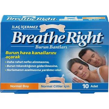Breathe Right Normal Boy 10 Adet Burun Bandı