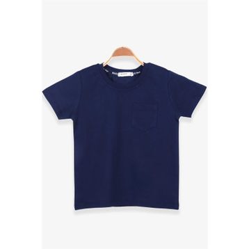 Breeze Basic Lacivert 4-8 Yaş Erkek Çocuk Tişört