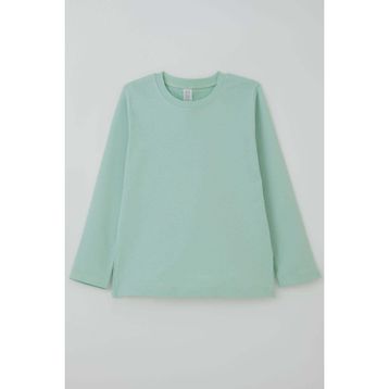 Breeze Basic Su Yeşili 4-8 Yaş Erkek Çocuk Tişört