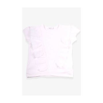 Breeze Ekru 1.5-5 Yaş Güpürlü Kız Çocuk T-shirt