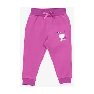 Breeze Lila 6 Ay-2 Yaş Kedi Baskılı Kız Bebek Eşofman Altı