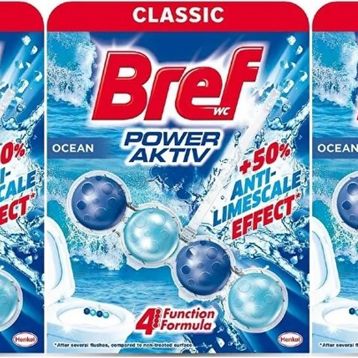 Bref Power Aktiv Okyanus Kokulu 1'li Klozet Bloğu (2 adet)