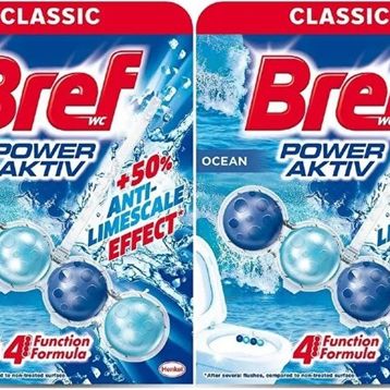 Bref Power Aktiv Okyanus Kokulu 1'li Klozet Bloğu (2 adet)