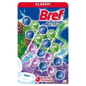Bref Power Çam Lavanta Kokulu 4'lü Klozet Bloğu