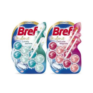 Bref WC Deluxe Duopack 2x2 Yasemin + 2x2 Manolya Katı Tuvalet Bloğu