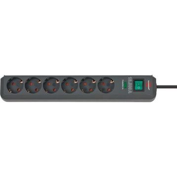 Brennenstuhl Eco Line 13.500 MAh Anahtarlı 6'lı 1.5 m Akım Korumalı Priz