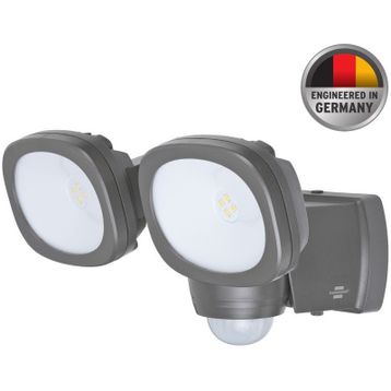 Brennenstuhl Lufos Serisi Ip44 Lisanslı 240 Lümen Hareket Sensörlü 8 Led Kablosuz 2x Dış Mekan Projektör
