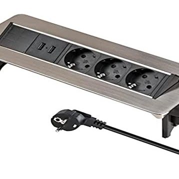 Brennenstuhl Ofis ve Mutfak Masasına Ayarlanabilir USB 3 Soketli Priz