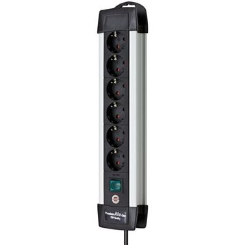 Brennenstuhl Premium Alu-line Serisi 6 Soketli 3 m Uzatma Prizi