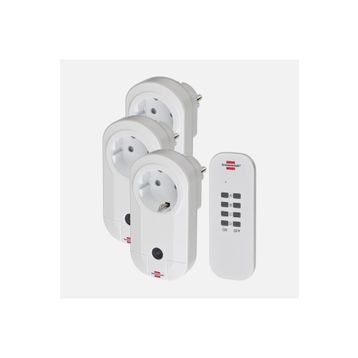 Brennenstuhl RCS1000 Comfort 3'lü Uzaktan Kumandalı Priz Set