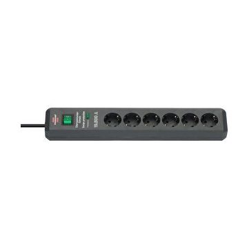 Brennenstuhl Secure Tec Serisi Master Slave Özellikli 8 Soketli 3 m 19.500 mAh Akım Korumalı Priz