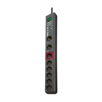 Brennenstuhl Secure Tec Serisi Master Slave Özellikli 8 Soketli 3 m 19.500 mAh Akım Korumalı Priz