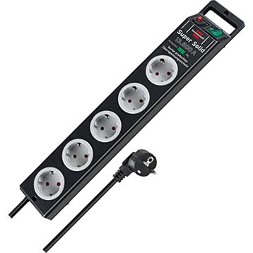 Brennenstuhl Super-Solid 13.500 mAh 5'li Akım Korumalı Priz