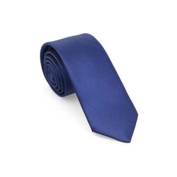 Brianze MKAS-7 Saks Mavi Oxford Model Mendilli Slim Kravat