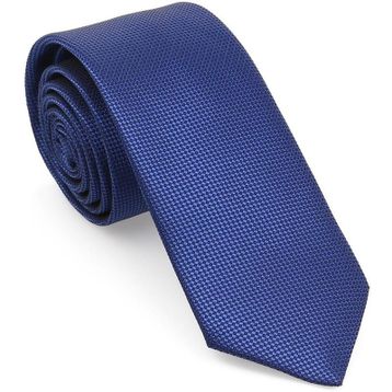 Brianze MKAS-7 Saks Mavi Oxford Model Mendilli Slim Kravat