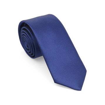 Brianze MKAS-7 Saks Mavi Oxford Model Mendilli Slim Kravat