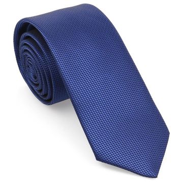 Brianze MKAS-7 Saks Mavi Oxford Model Mendilli Slim Kravat