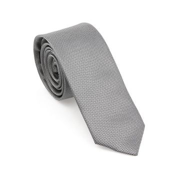 Brianze MKAS-9 Gri Oxford Model Mendilli Slim Kravat