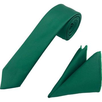 Brianze SMDK-16 Yeşil Mendilli Kravat